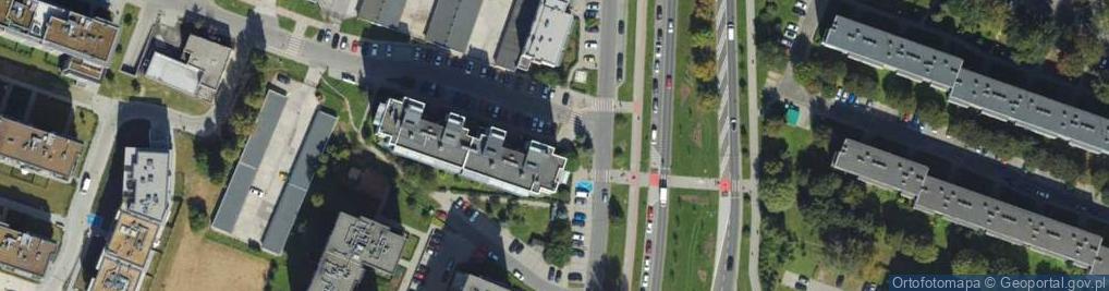 Zdjęcie satelitarne Paczkomat InPost KRA11BAPP