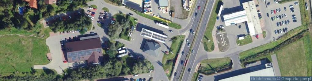 Zdjęcie satelitarne Paczkomat InPost KRA124M