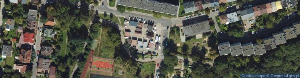 Zdjęcie satelitarne Paczkomat InPost KRA207M