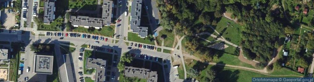 Zdjęcie satelitarne Paczkomat InPost KRA21APP