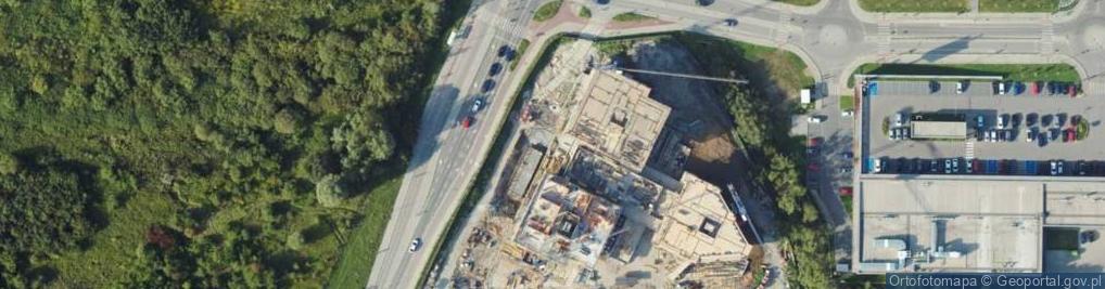 Zdjęcie satelitarne Paczkomat InPost KRA407M