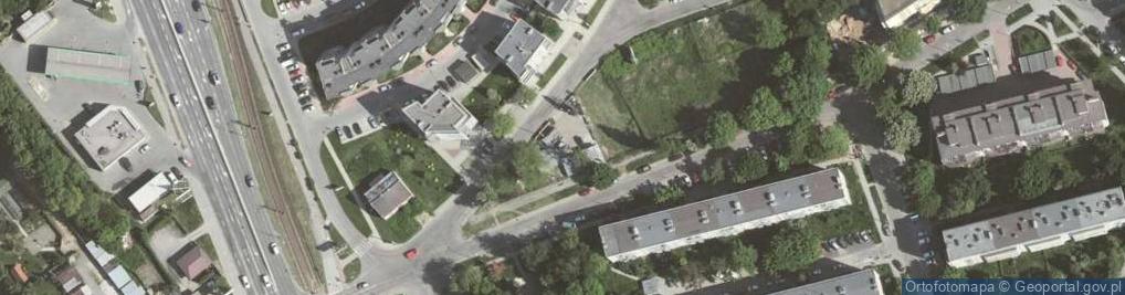 Zdjęcie satelitarne Paczkomat InPost KRA93M