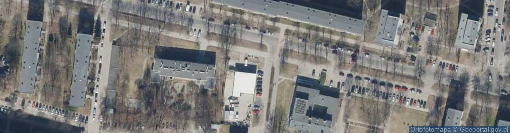 Zdjęcie satelitarne Paczkomat InPost LOD03M