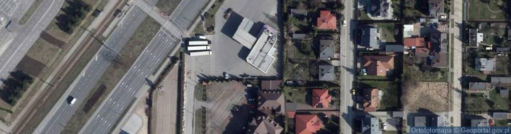 Zdjęcie satelitarne Paczkomat InPost LOD07N