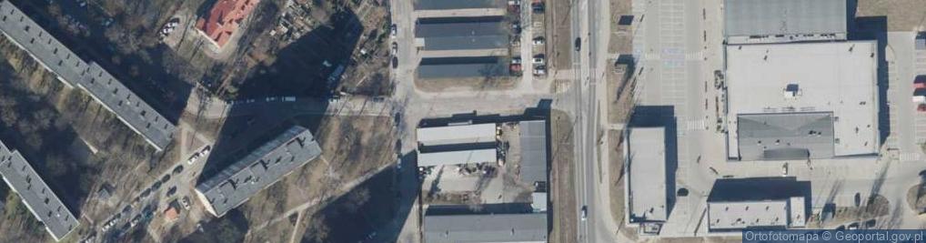 Zdjęcie satelitarne Paczkomat InPost LOD109M