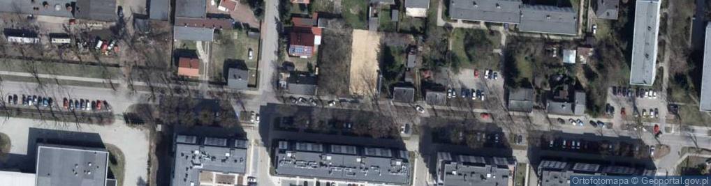 Zdjęcie satelitarne Paczkomat InPost LOD115M