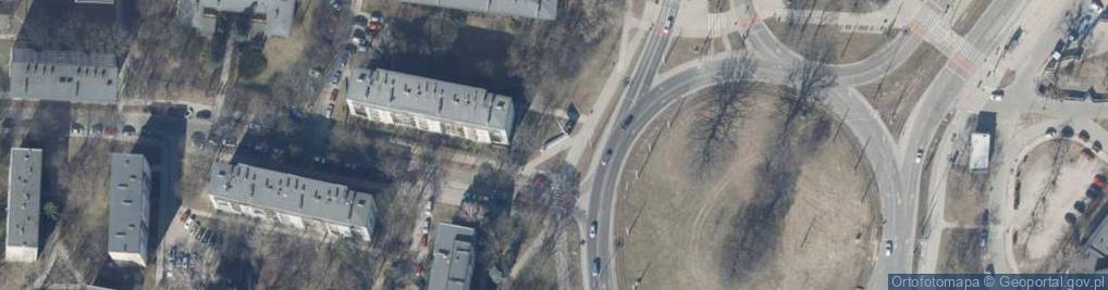 Zdjęcie satelitarne Paczkomat InPost LOD134M