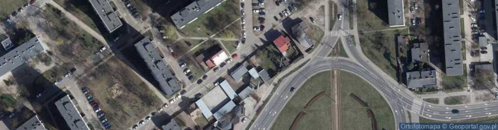 Zdjęcie satelitarne Paczkomat InPost LOD143M
