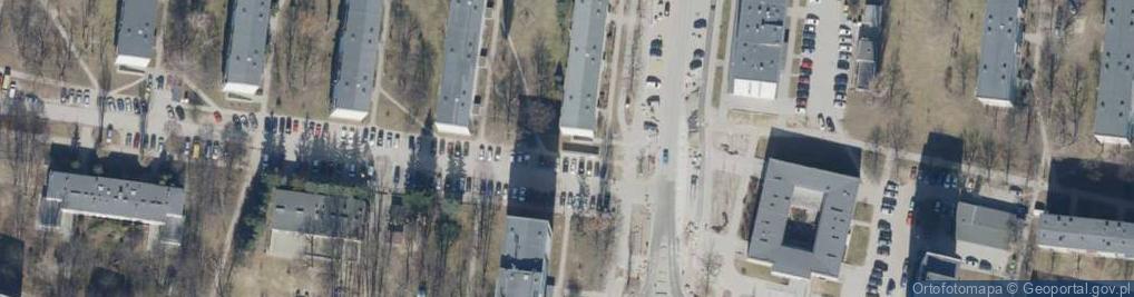 Zdjęcie satelitarne Paczkomat InPost LOD156M
