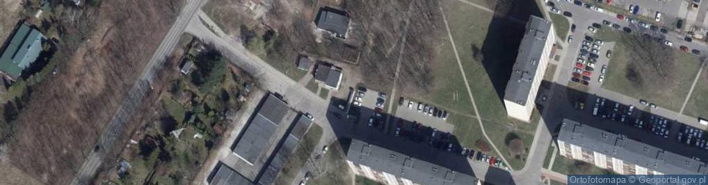 Zdjęcie satelitarne Paczkomat InPost LOD157M