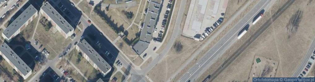Zdjęcie satelitarne Paczkomat InPost LOD178M