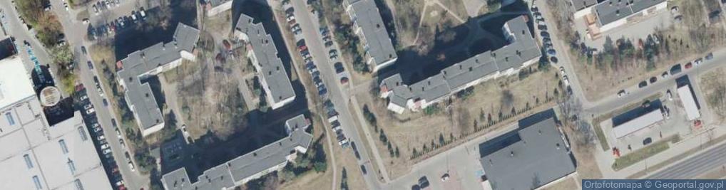 Zdjęcie satelitarne Paczkomat InPost LOD199M