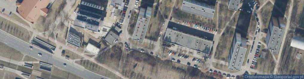 Zdjęcie satelitarne Paczkomat InPost LOD19BAPP