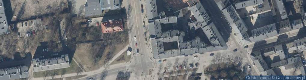 Zdjęcie satelitarne Paczkomat InPost LOD22HP