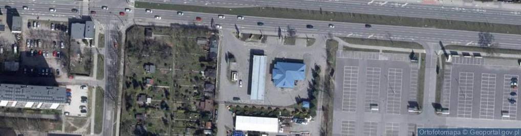Zdjęcie satelitarne Paczkomat InPost LOD25A