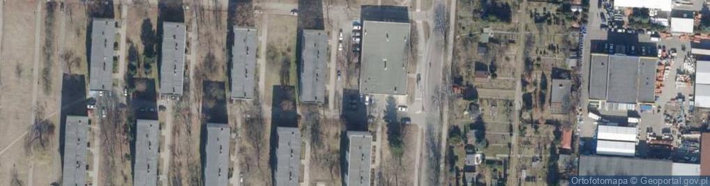 Zdjęcie satelitarne Paczkomat InPost LOD28BAPP