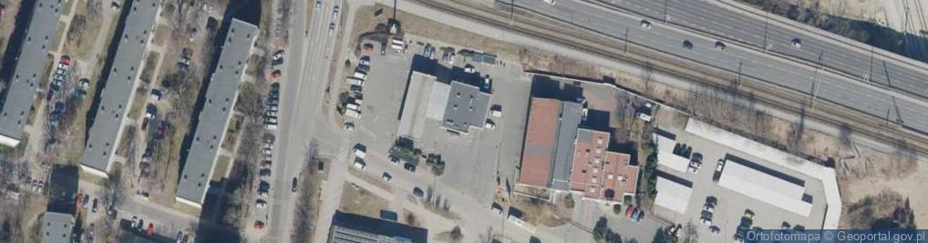 Zdjęcie satelitarne Paczkomat InPost LOD42A