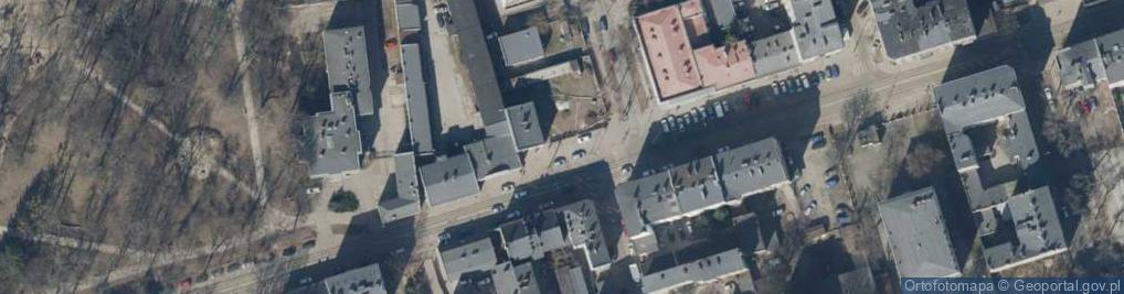 Zdjęcie satelitarne Paczkomat InPost LOD55N