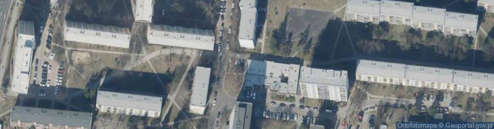 Zdjęcie satelitarne Paczkomat InPost LOD63A
