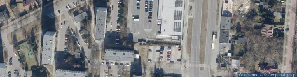 Zdjęcie satelitarne Paczkomat InPost LOD63M