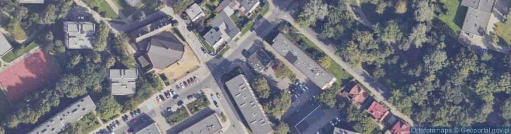 Zdjęcie satelitarne Paczkomat InPost RAD01N