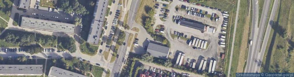 Zdjęcie satelitarne Paczkomat InPost RAD06N