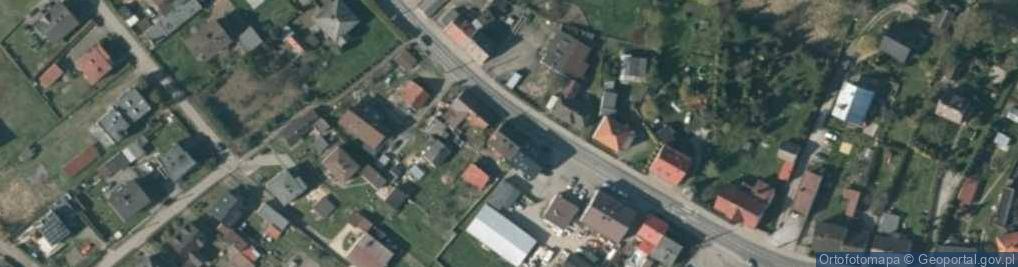 Zdjęcie satelitarne Paczkomat InPost RUD01M