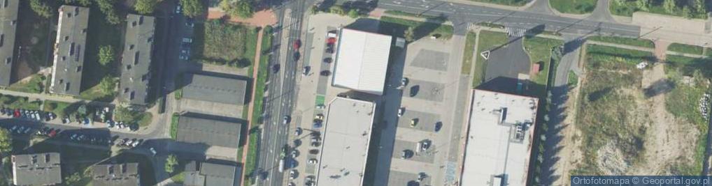 Zdjęcie satelitarne Paczkomat InPost RWA01M