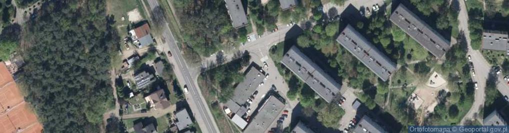 Zdjęcie satelitarne Paczkomat InPost RYB01M