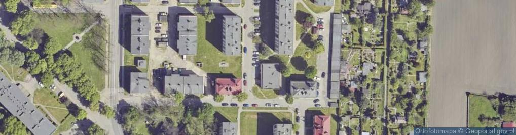 Zdjęcie satelitarne Paczkomat InPost SIS07A