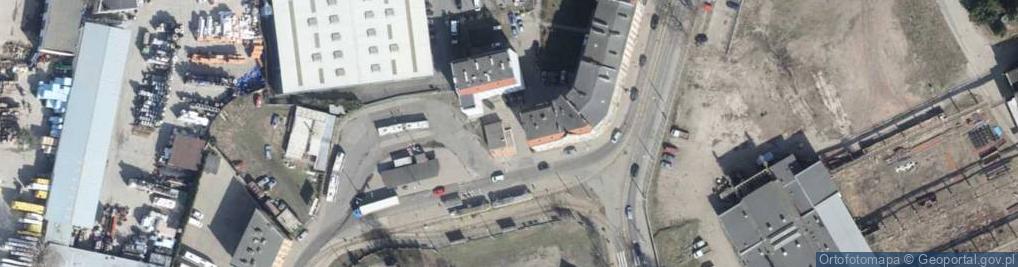 Zdjęcie satelitarne Paczkomat InPost SZC76M