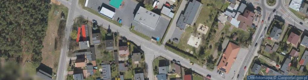 Zdjęcie satelitarne Paczkomat InPost TMS16M