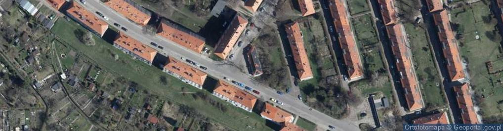 Zdjęcie satelitarne Paczkomat InPost WAL08N