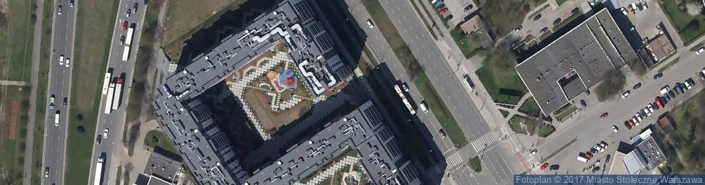 Zdjęcie satelitarne Paczkomat InPost WAW03HP