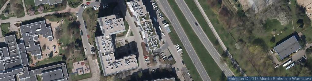 Zdjęcie satelitarne Paczkomat InPost WAW03H