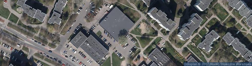 Zdjęcie satelitarne Paczkomat InPost WAW03M