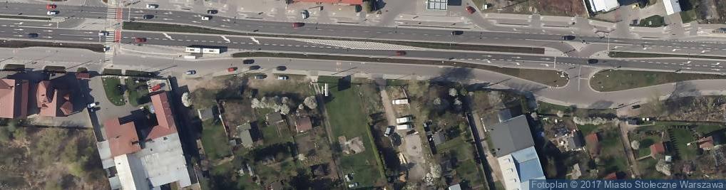 Zdjęcie satelitarne Paczkomat InPost WAW100BAPP