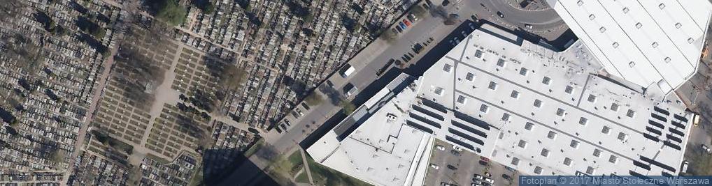 Zdjęcie satelitarne Paczkomat InPost WAW104A