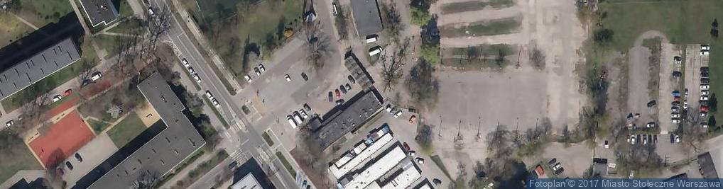 Zdjęcie satelitarne Paczkomat InPost WAW105M