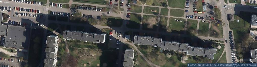 Zdjęcie satelitarne Paczkomat InPost WAW10H