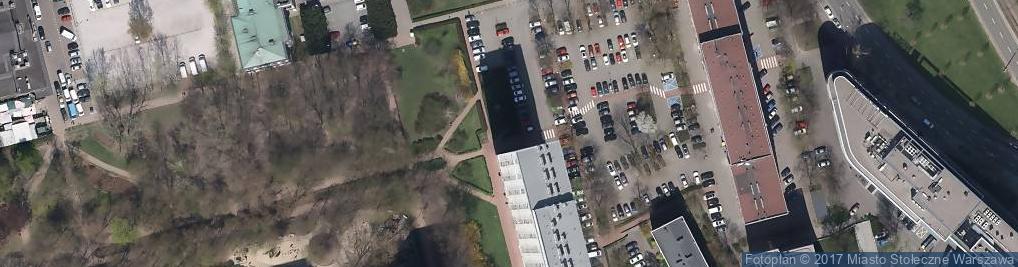 Zdjęcie satelitarne Paczkomat InPost WAW110BAPP