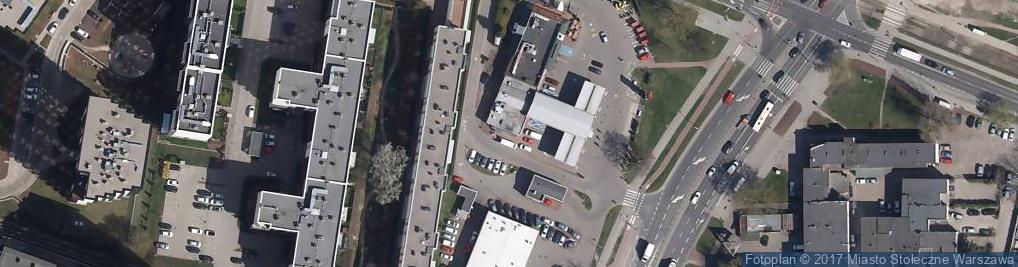 Zdjęcie satelitarne Paczkomat InPost WAW112A