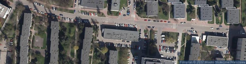 Zdjęcie satelitarne Paczkomat InPost WAW114HP