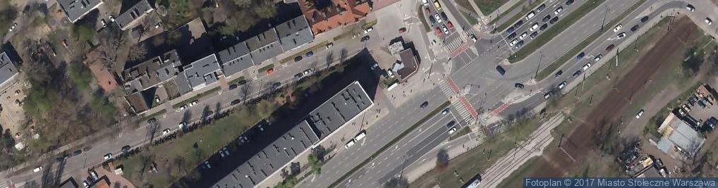 Zdjęcie satelitarne Paczkomat InPost WAW122H