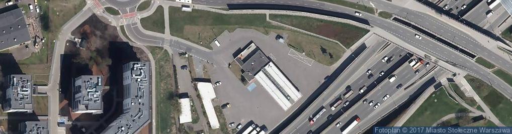 Zdjęcie satelitarne Paczkomat InPost WAW123A