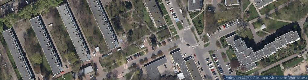 Zdjęcie satelitarne Paczkomat InPost WAW123H