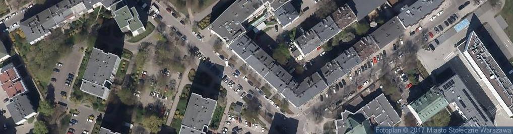 Zdjęcie satelitarne Paczkomat InPost WAW124H