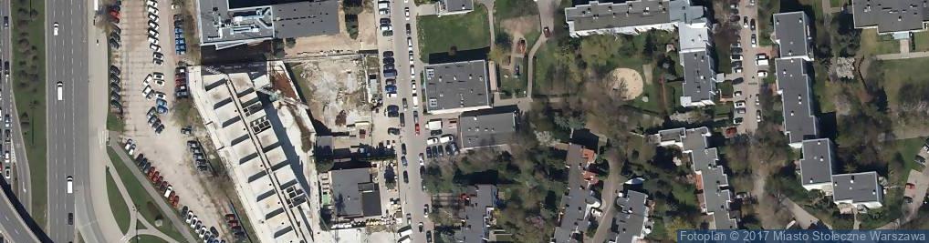 Zdjęcie satelitarne Paczkomat InPost WAW12BAPP