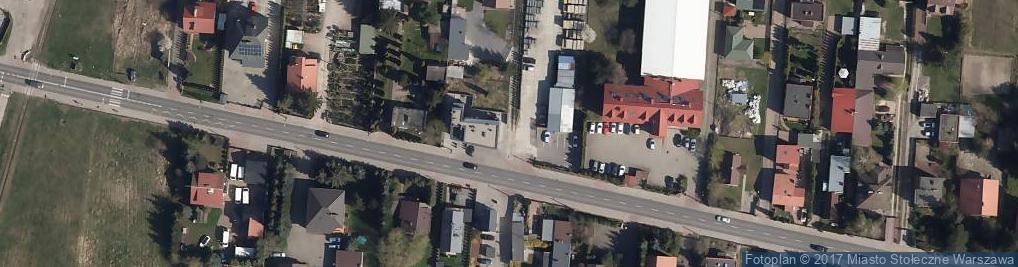 Zdjęcie satelitarne Paczkomat InPost WAW151AP