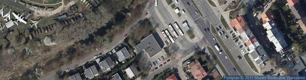 Zdjęcie satelitarne Paczkomat InPost WAW152A